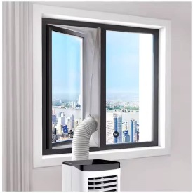 3m/4m portable AC window seal flush window ventilation kit for portable air conditioners and dryers 