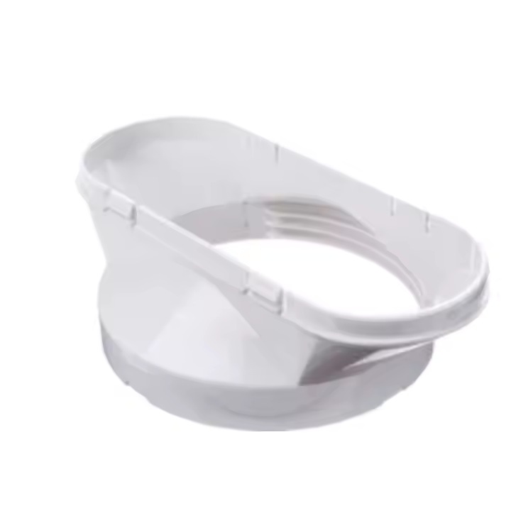 Best Quality Environmentally Mobile Air Conditioning Accessories White Flat Mouth Interface 130mm